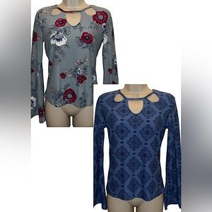 Mudd Women’s Tops Bundle Long Sleeve Size Small